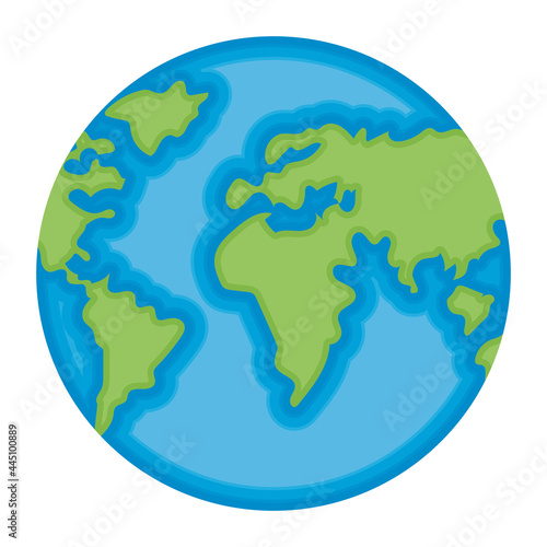 global planet illustration