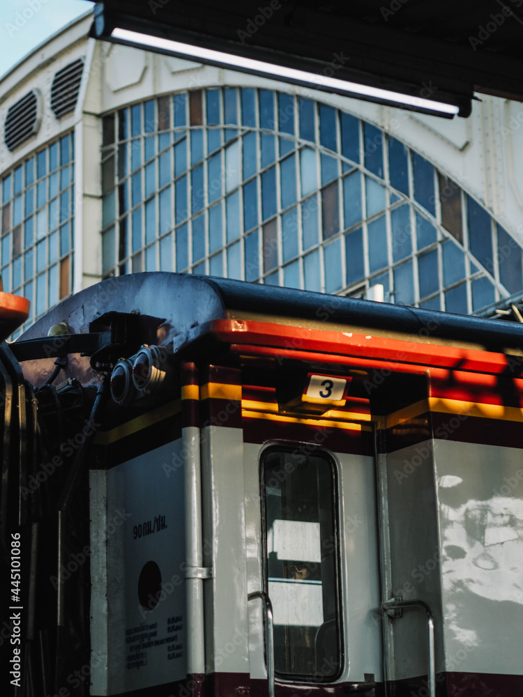 Naklejka premium Trian Station Thailand