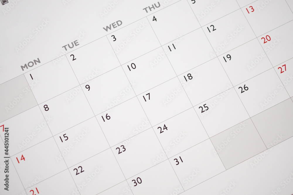 calendar page date background business planning appointment meeting concept calendar page date background business planning appointment meeting concept