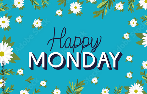 motivational drawn of happy monday