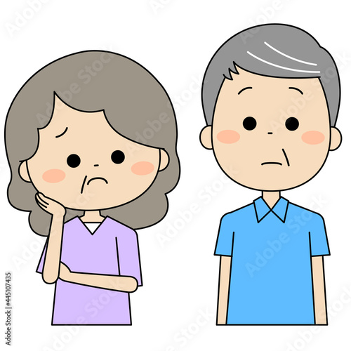 認知症の疑いがある夫に悩む老夫婦