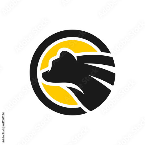 bear animal head design