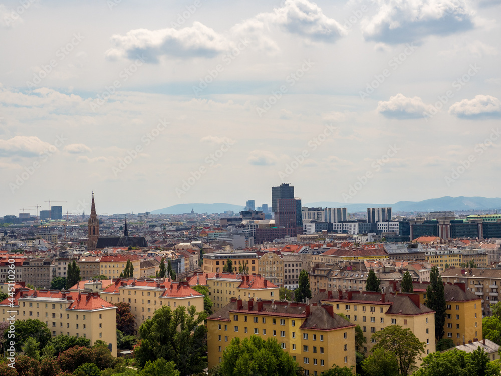 View of the city from St. Stephen's Cathedral in Vienna
