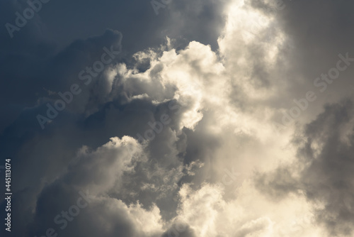 Abstract Storm Clouds Summer Background