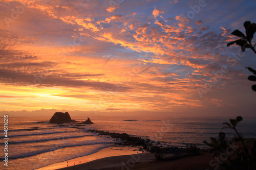 Sunrise at Mangawhai in New Zealand
