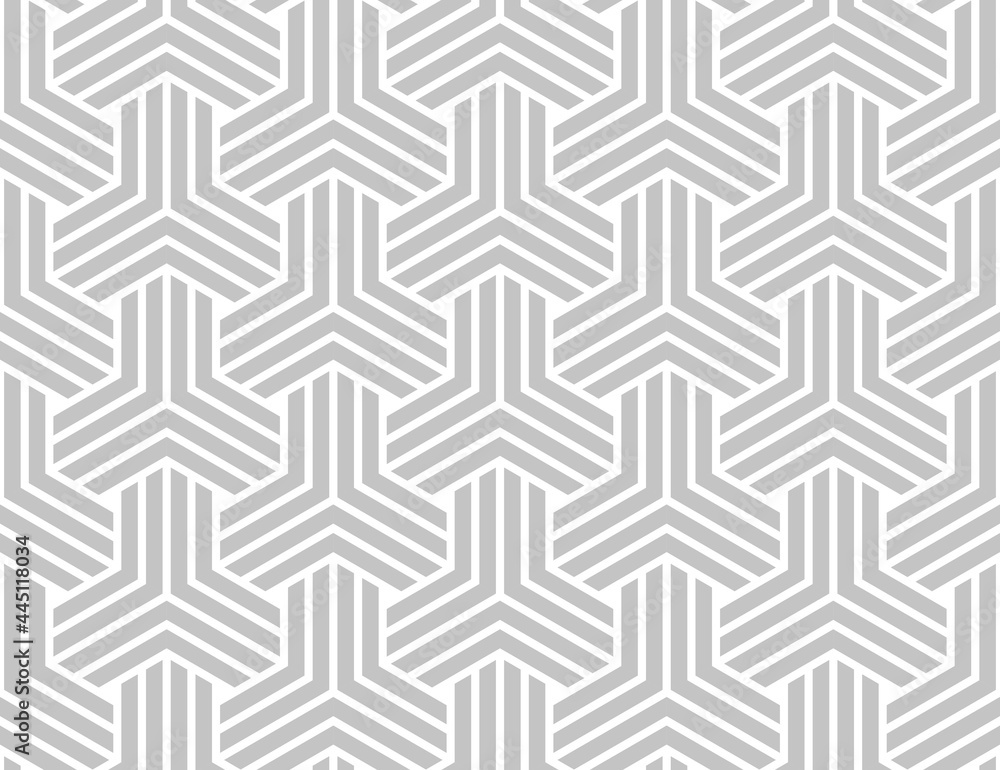 Abstract geometric pattern with stripes, lines. Seamless vector background. White and gray ornament. Simple lattice graphic design. Abstract geometric pattern with stripes, lines. Seamless vector background. White and gray ornament. Simple lattice graphic design.