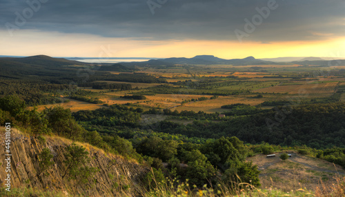 Landschaft in der Nähe des Plattensees, Ungarn photo