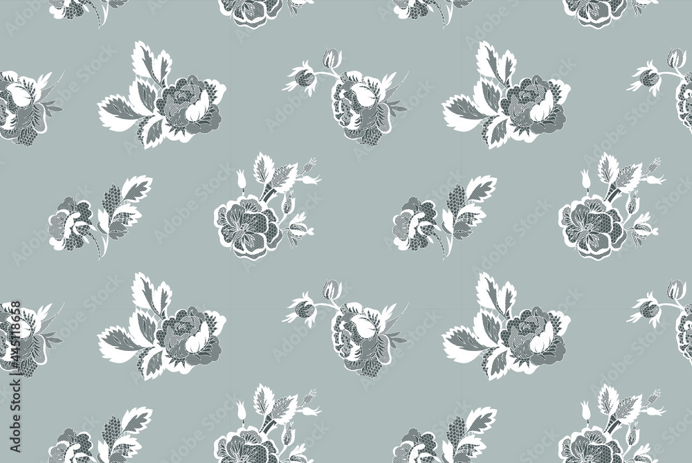 floral lace seamless pattern, vector floral lace seamless pattern, vector