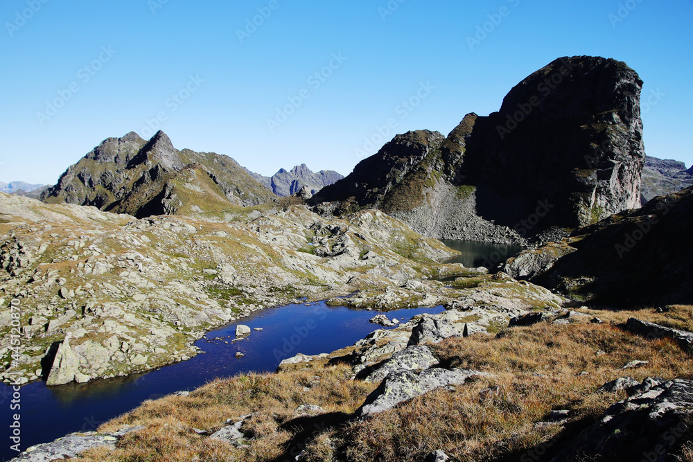 Mountain view in Klafferkessel, Austria