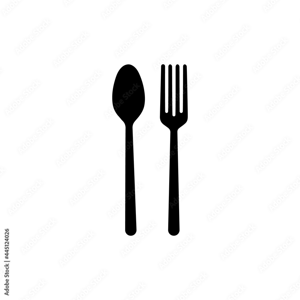 fork and spoon icon vector. fork and spoon isolated logo fork and spoon icon vector. fork and spoon isolated logo