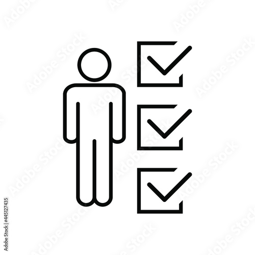 Head hunting icon vector set. HR illustration sign collection. job search symbol or logo.