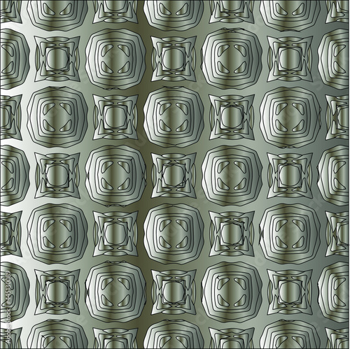  Silver metallic gradient with repeat Pattern . Abstract metallic background.