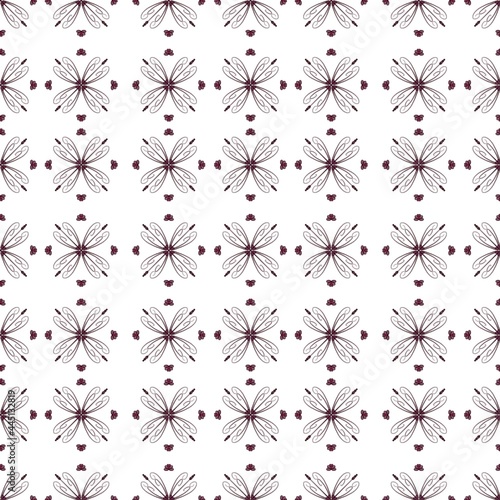 Seamless purple mosaic pattern on white background.