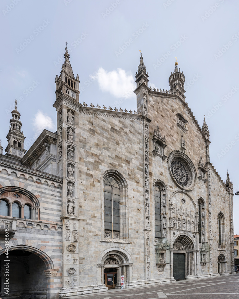 Cathedral main facade, Como, Italy