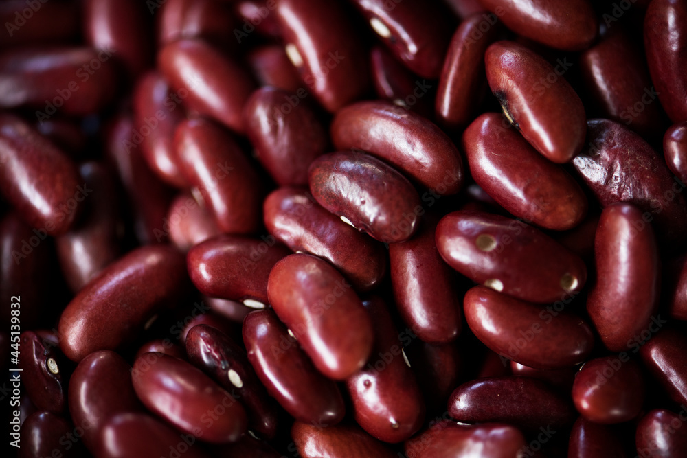 Macro shot of red kidney beans Macro shot of red kidney beans