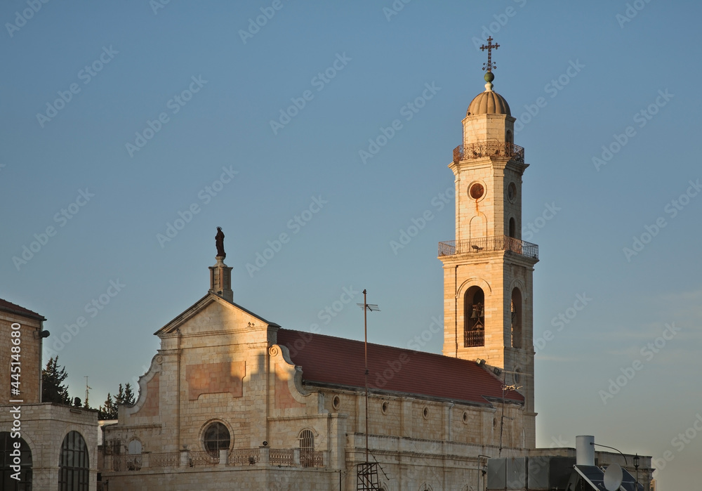 Salesian monastery in Bethlehem. Palestinian territories. Israel