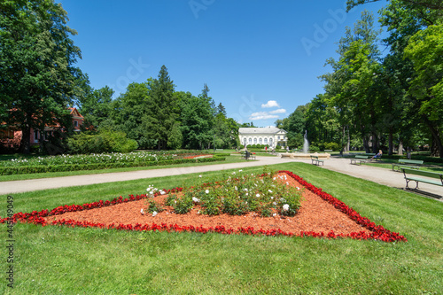 Spa palace in the thermal spa, Jelenia Góra, Lower Silesia, Poland
