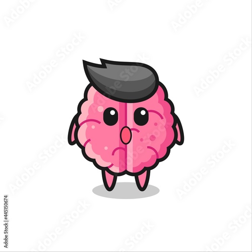 Wallpaper Mural the amazed expression of the brain cartoon Torontodigital.ca