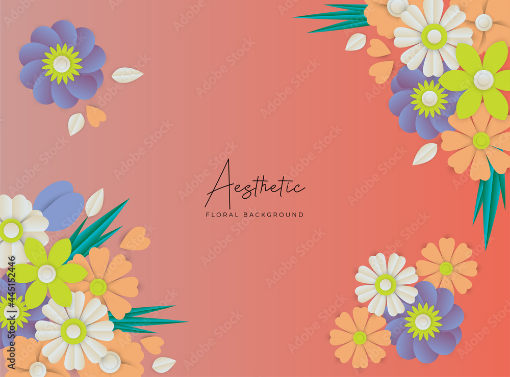Trendy abstract square art templates with floral and geometric elements. Suitable for social media posts, mobile apps, banners design and web/internet ads. Vector fashion backgrounds. Universal art
