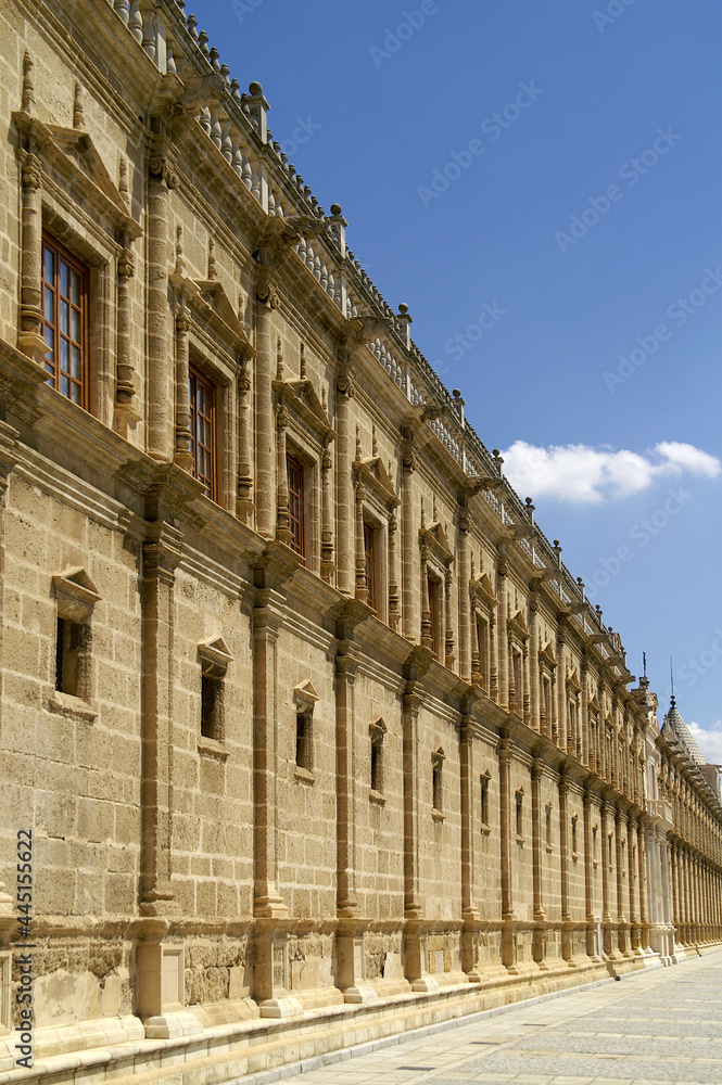 Sevilla (Spain). Exterior of the Andalusian Parliament in the city of Seville