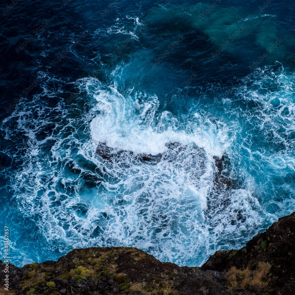 waves on the beach