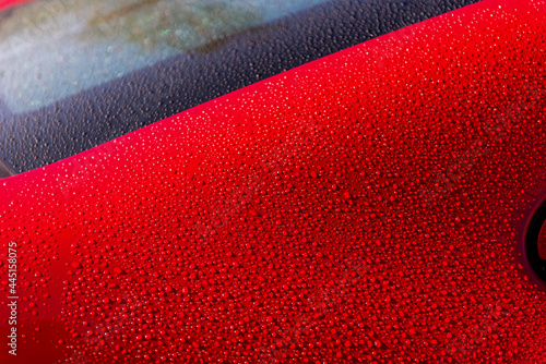 Photography Water droplet on the car