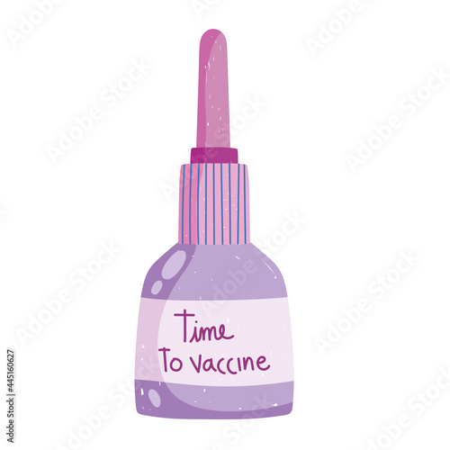time to vaccine vial