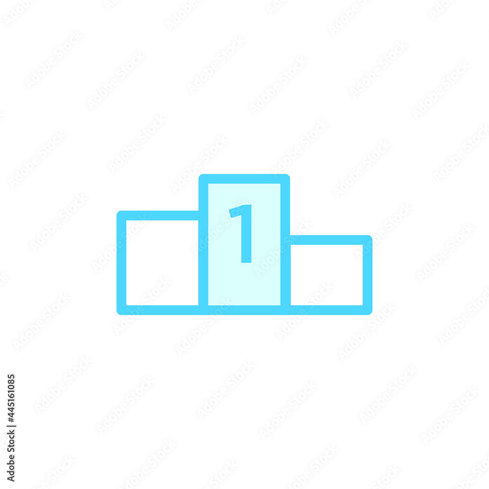 Illustration Vector Graphic of Podium icon Illustration Vector Graphic of Podium icon