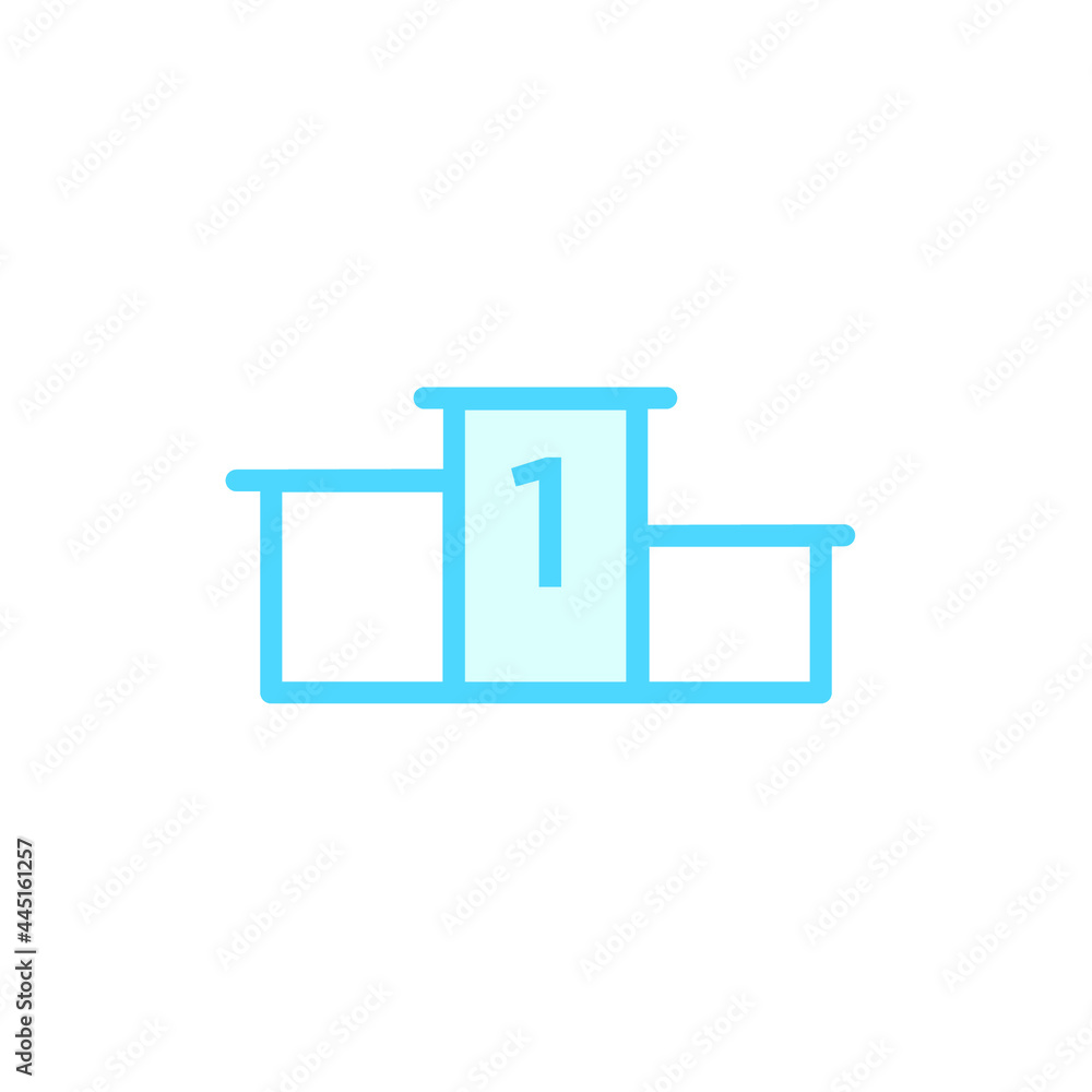 Illustration Vector Graphic of Podium icon Illustration Vector Graphic of Podium icon