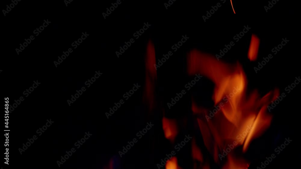 Fire flameon black background. Fire and flames. Fire flameon black background. Fire and flames.