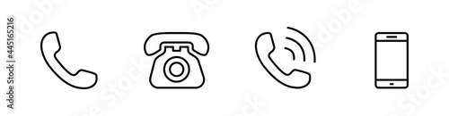 Call icon, Phone icon vector, Telephone sign.