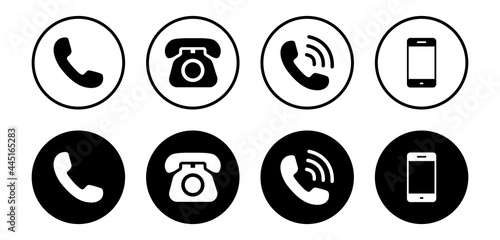Call icon, Phone icon vector, Telephone sign.