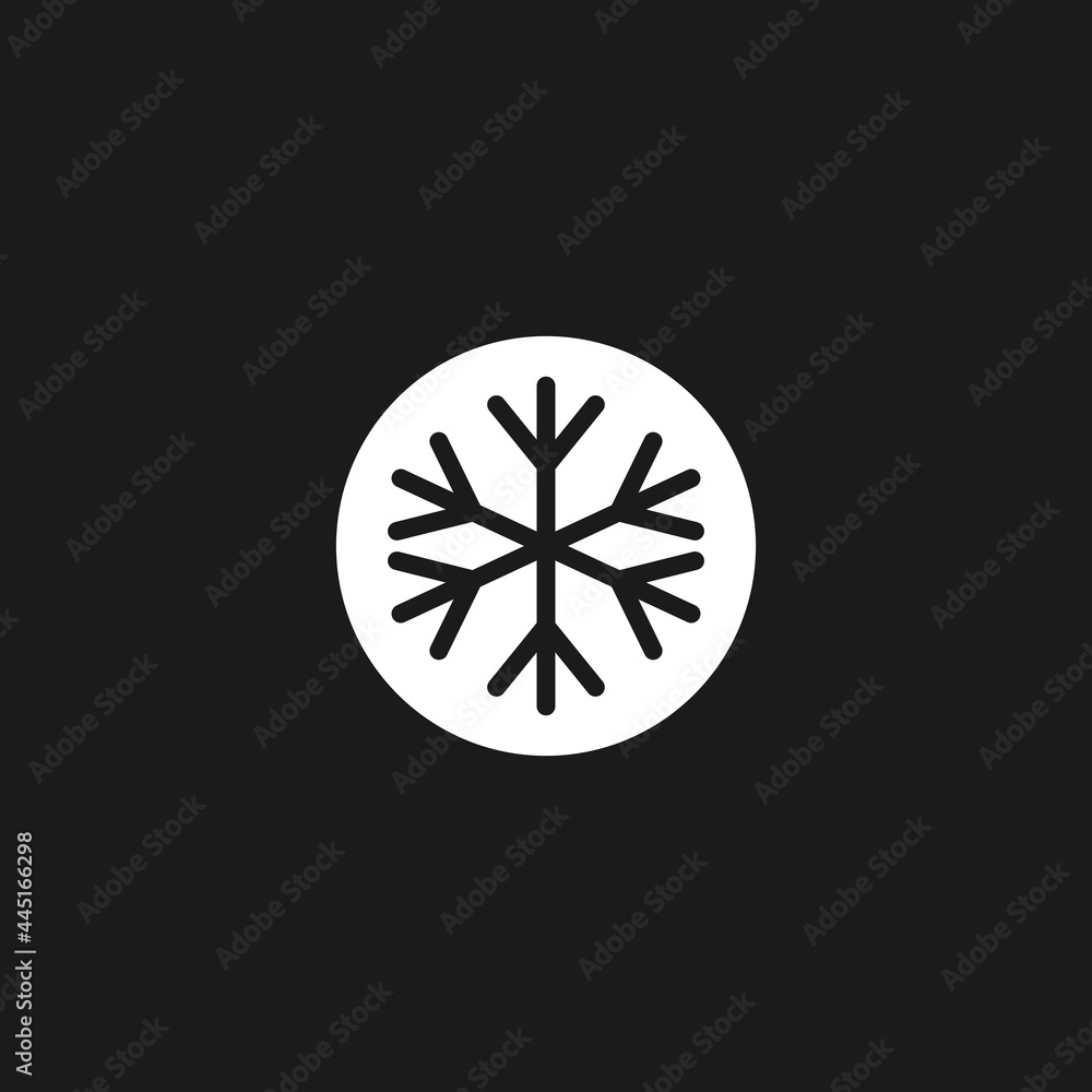 snow flake icon. Vector Illustration for mobile concept and web design. snow flake icon. Vector Illustration for mobile concept and web design.