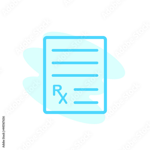 Illustration Vector graphic of Prescription icon. Fit for doctor, drug, illness, hospital etc. © icon corner