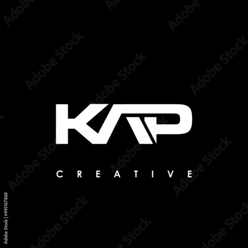 KAP Letter Initial Logo Design Template Vector Illustration