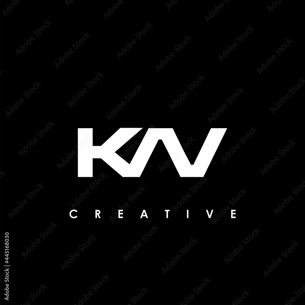 KAV Letter Initial Logo Design Template Vector Illustration