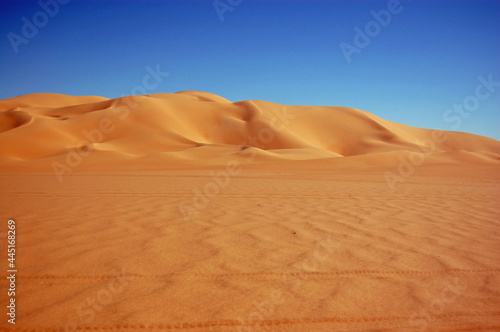 Golden sand dune  Ubari Sand Sea  Libya 
