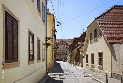 Antun Gustav Matos street in Zagreb. Croatia photo