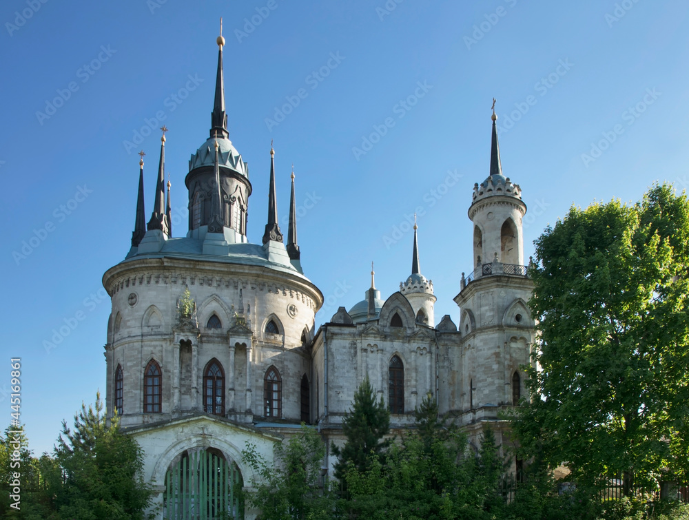 Church of Vladimir Icon of Mother of God in Bykovo work settlement. Ramensky district. Moscow oblast. Russia Church of Vladimir Icon of Mother of God in Bykovo work settlement. Ramensky district. Moscow oblast. Russia