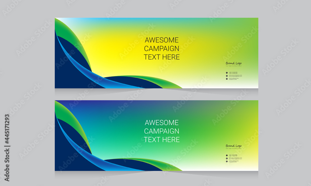 Naklejka premium Corporate Banner Layout