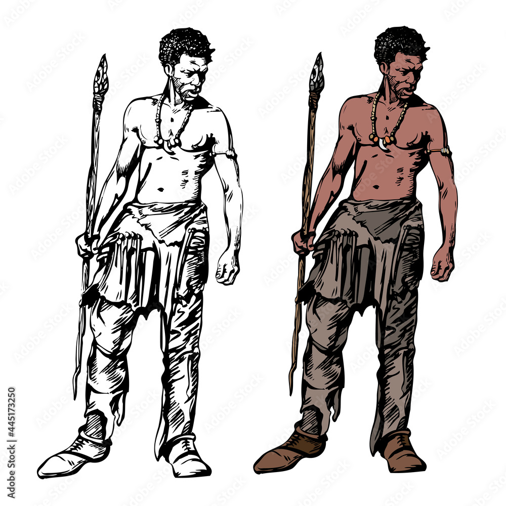 CRO-magnon, the young man (Homo sapiens). CRO-magnon, the young man (Homo sapiens).