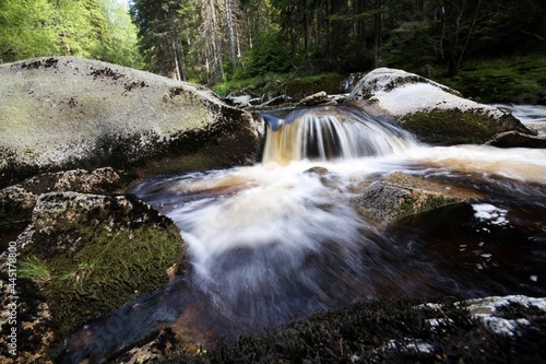 River Vydra in Czech Mountains