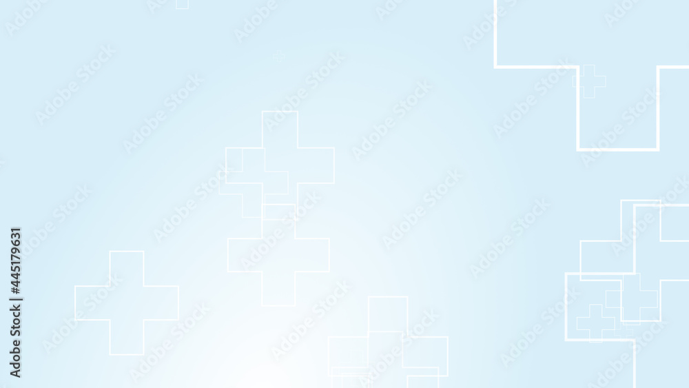 Abstract medical white blue cross pattern background. Abstract medical white blue cross pattern background.