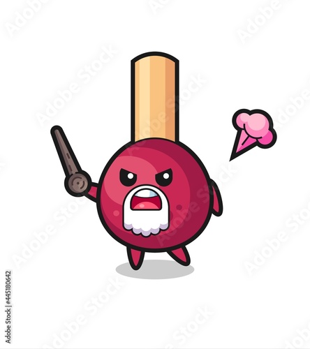 cute matches grandpa is getting angry