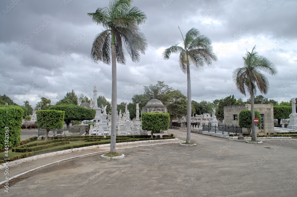 Cristobal Colon Cemetery in Havana, Cuba