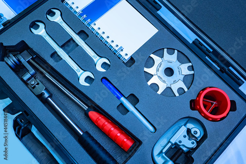 Mechanic's toolbox. Mechani...