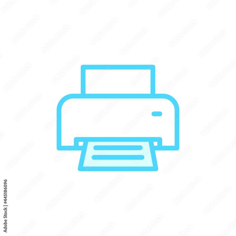 Illustration Vector graphic of printer icon. Fit for printout, office, document, inkjet etc. Illustration Vector graphic of printer icon. Fit for printout, office, document, inkjet etc.