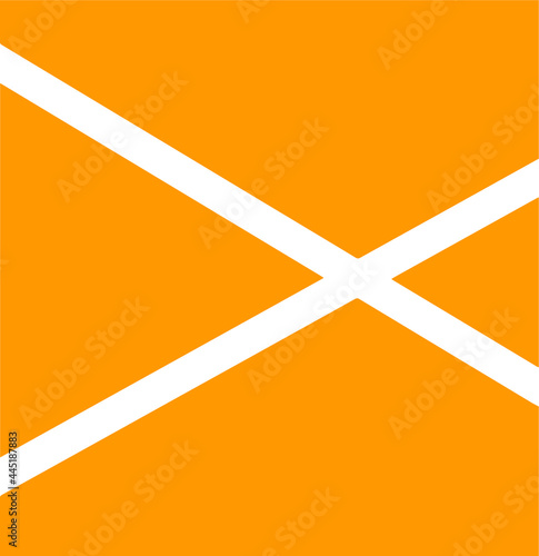 Vector graphic element yellow square with lines for decoration