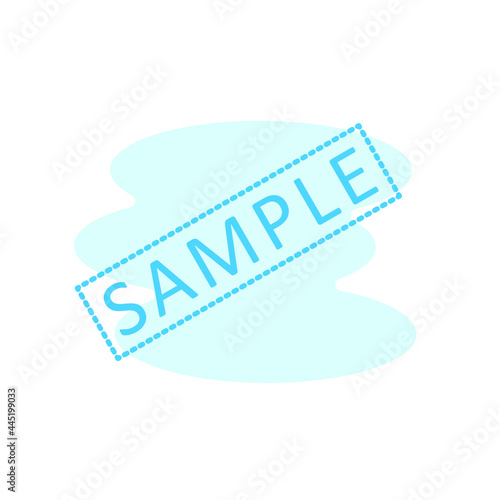 Illustration Vector Graphic of Sample label icon