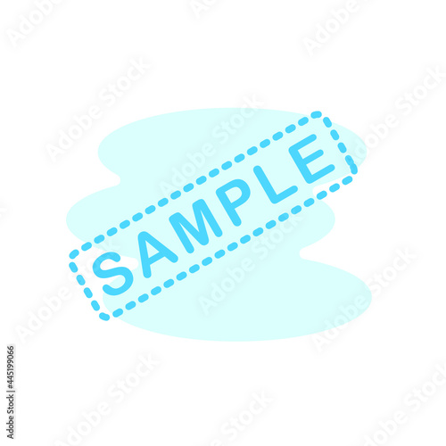 Illustration Vector Graphic of Sample label icon